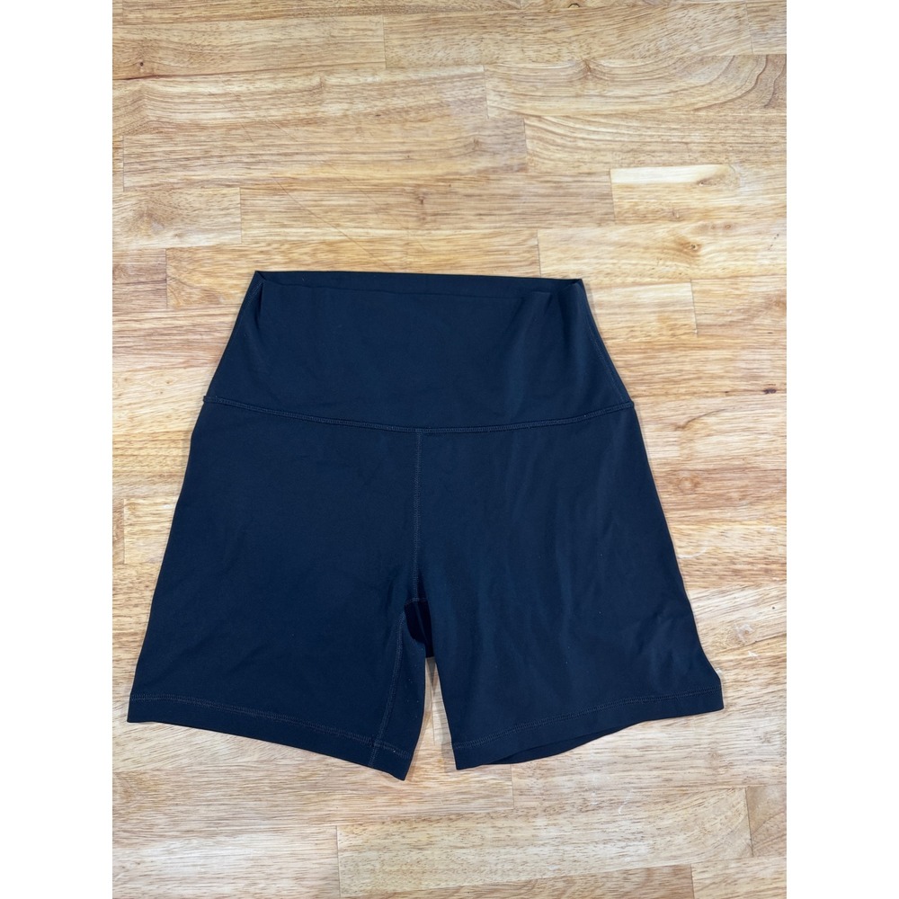 CRZ YOGA Biker Shorts Womens Small Black Excellent High Waisted Athletic Workout